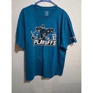 San Jose Sharks 2017 Playoff Hockey Tee Shirt Size Man XL